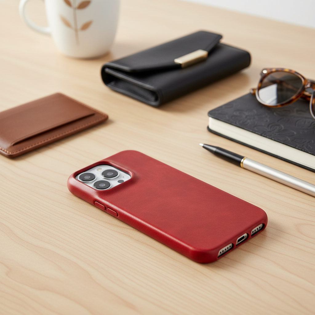 Olvoria | Oil Wax Genuine Leather Apple iPhone Case