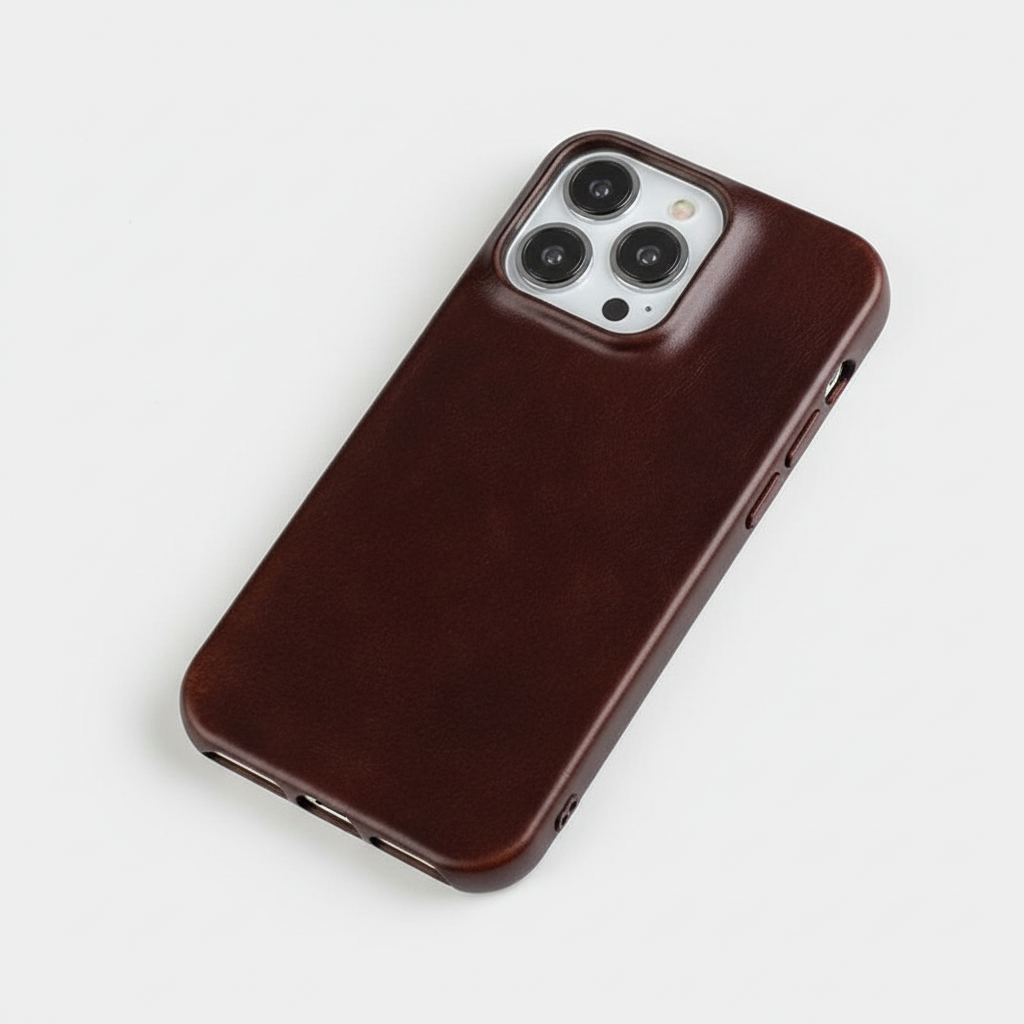 Olvoria | Oil Wax Genuine Leather Apple iPhone Case