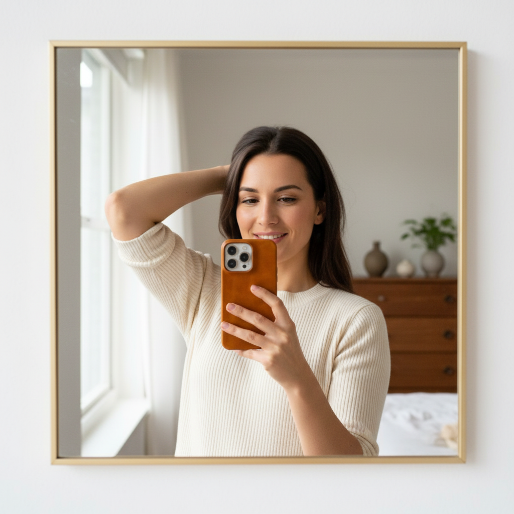 Olvoria | Oil Wax Genuine Leather Apple iPhone Case