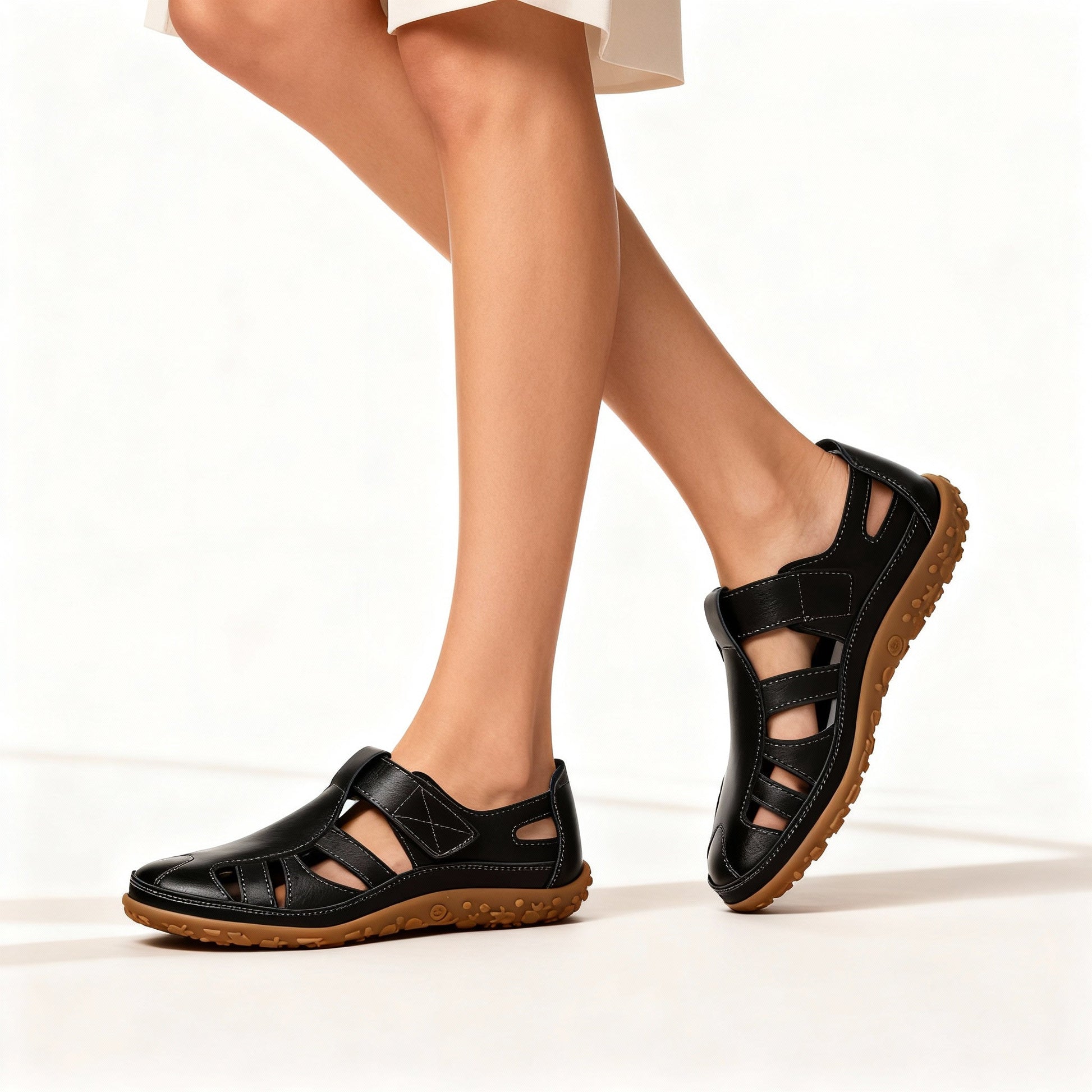 Olvoria | Orthopedic Retro Sandals | Anti-Slip