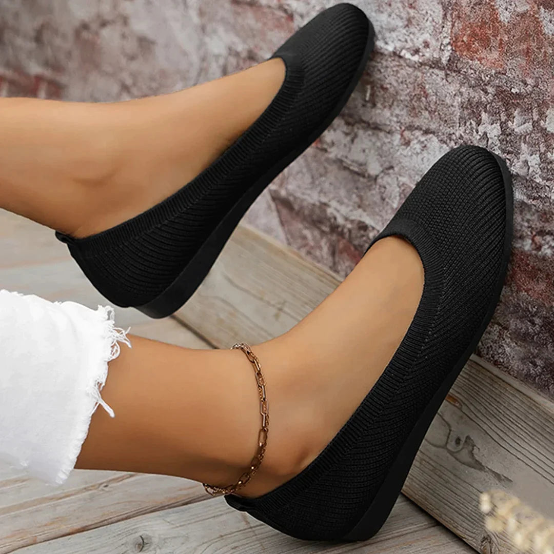 Olvoria - Orthopedic Sandals | Flat Loafers | Comfortable Women's Shoes