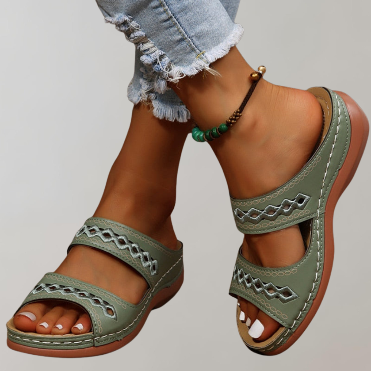 Olvoria - Orthopedic Sandals for Women | Comfortable Women's Sandals | Summer Sandals for Women