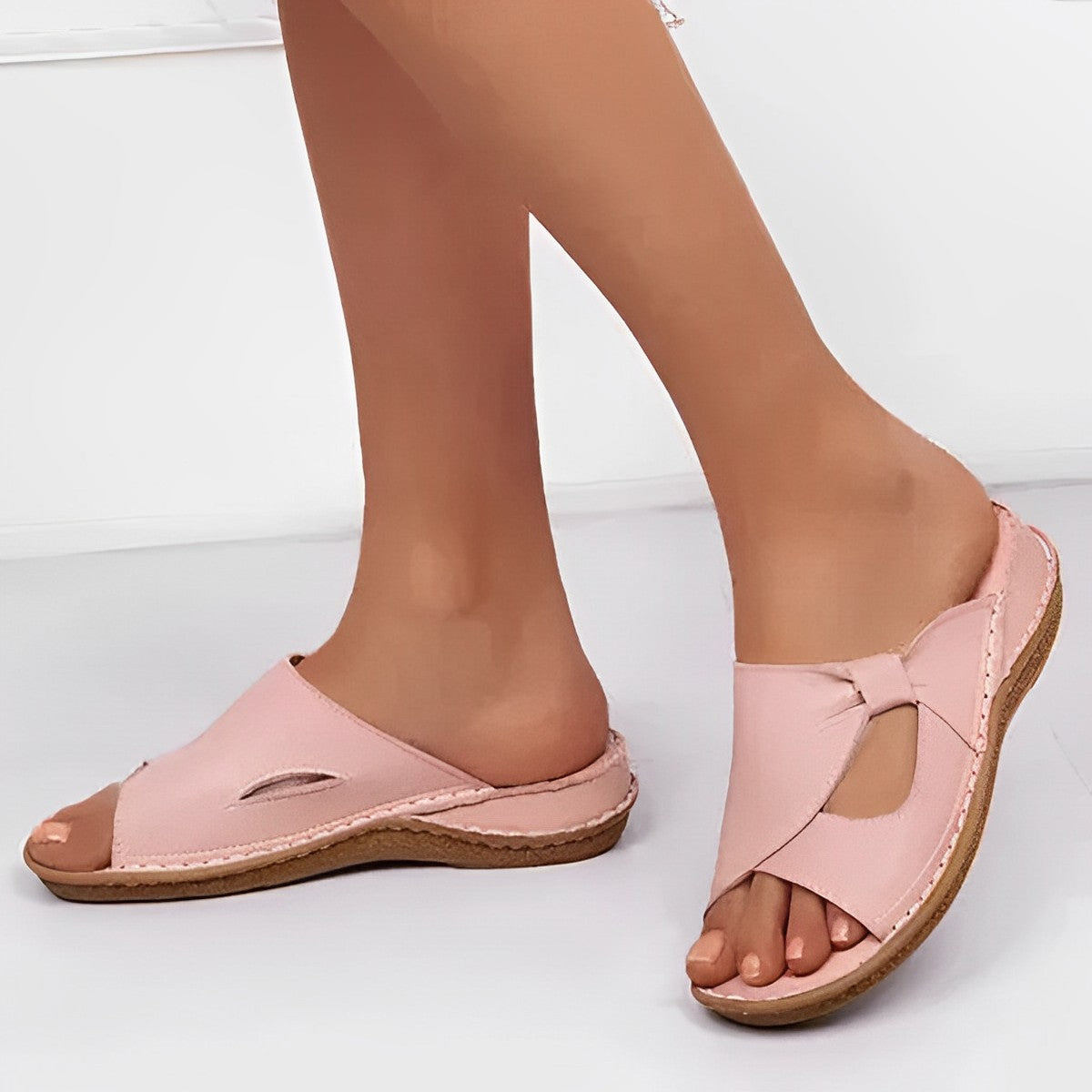 Olvoria | Orthopedic Vegan Leather Sandals