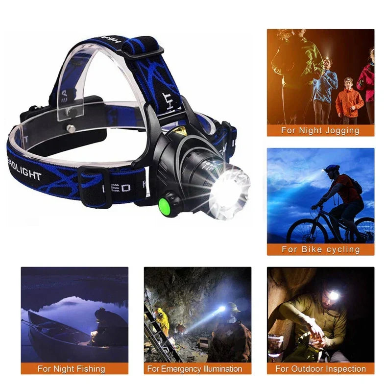 Olvoria | Outdoor LED Headlamp with Adjustable Zoom