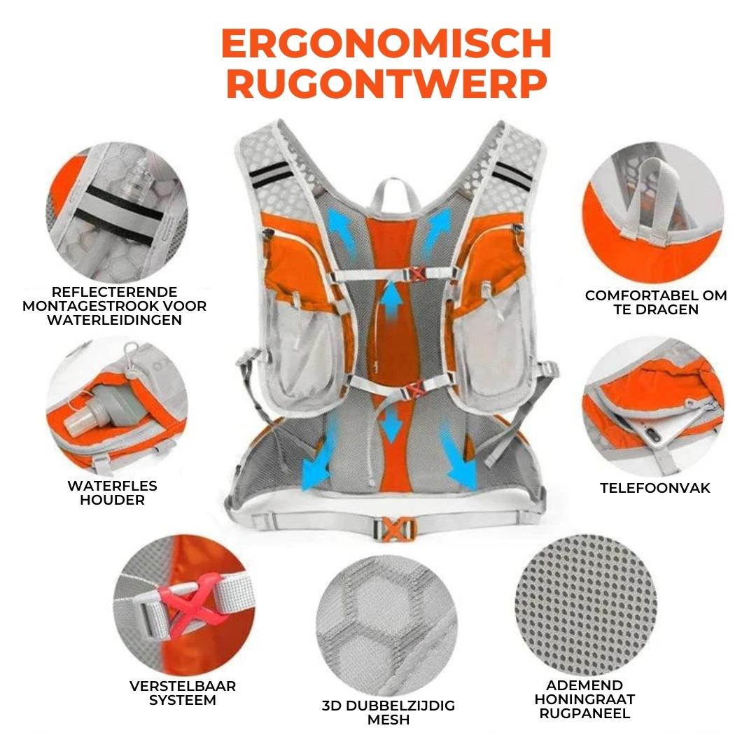 Olvoria | Outdoor Waterproof Backpack with Reflective Design