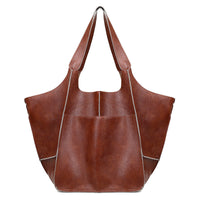 Olvoria | Sacs de week-end en cuir surdimensionnés