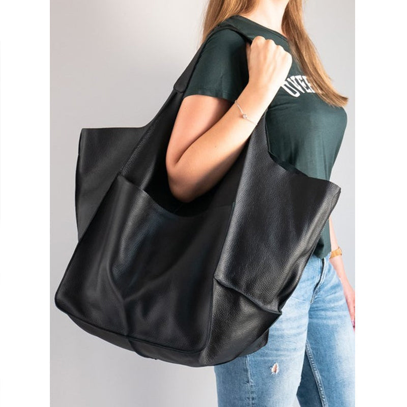 Olvoria | Oversized Leather Weekend Bags