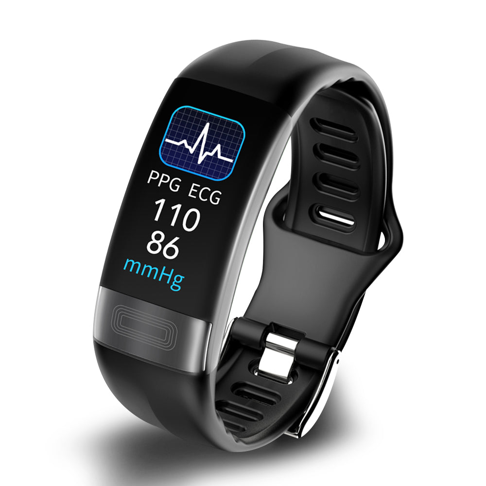 Olvoria | P11 Plus Health Tracker | Professional ECG & Blood Pressure Monitoring | HRV Analysis with Lorenz Scatter Plot | SpO2 & Sleep Screening | IP67 Waterproof | Cycle Tracking