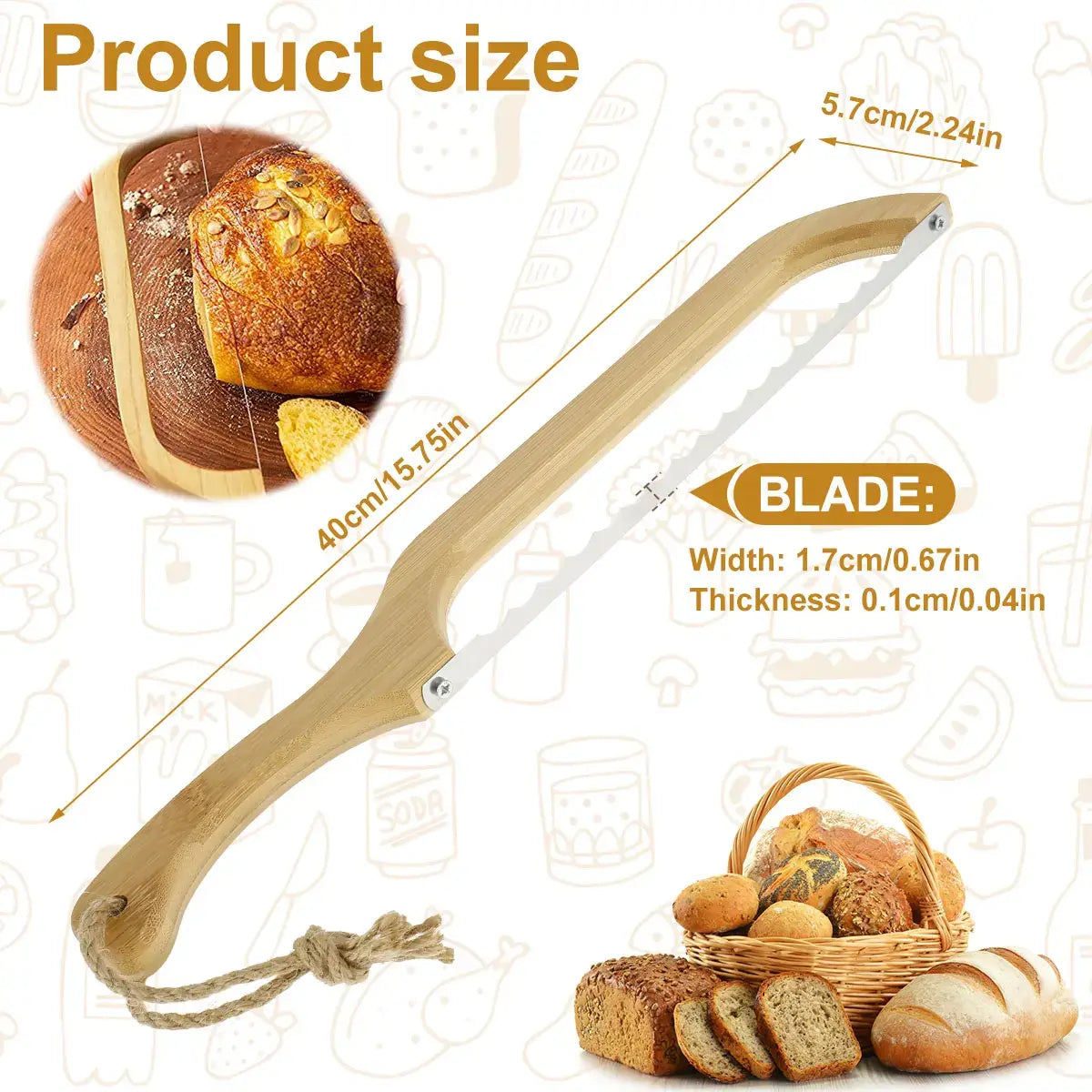 Olvoria | Perfect Bread Knife For Effortless Slicing