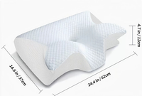 Olvoria | Oreiller pour apnée du sommeil et soulagement du ronflement – Oreiller ergonomique en mousse à mémoire de forme anti-ronflement pour une meilleure respiration et un soutien du sommeil profond