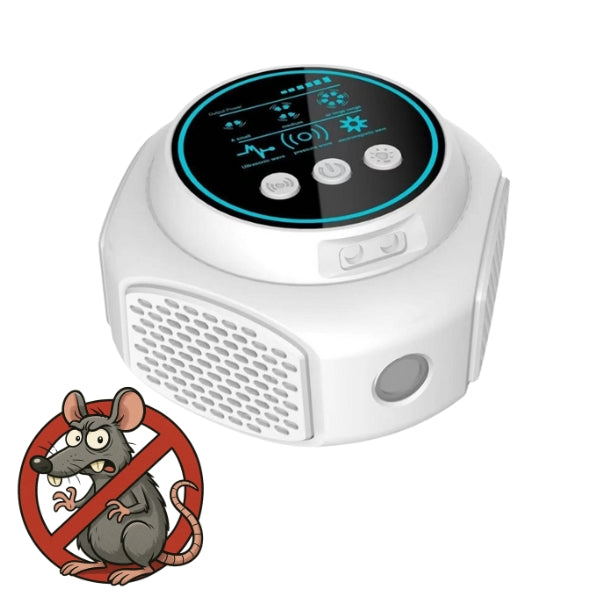 Olvoria | Plug-In Ultrasonic Rat Repellent | Chemical-Free. Silent & Covers Up to 3200 sq. ft. for Indoor and Outdoor Use