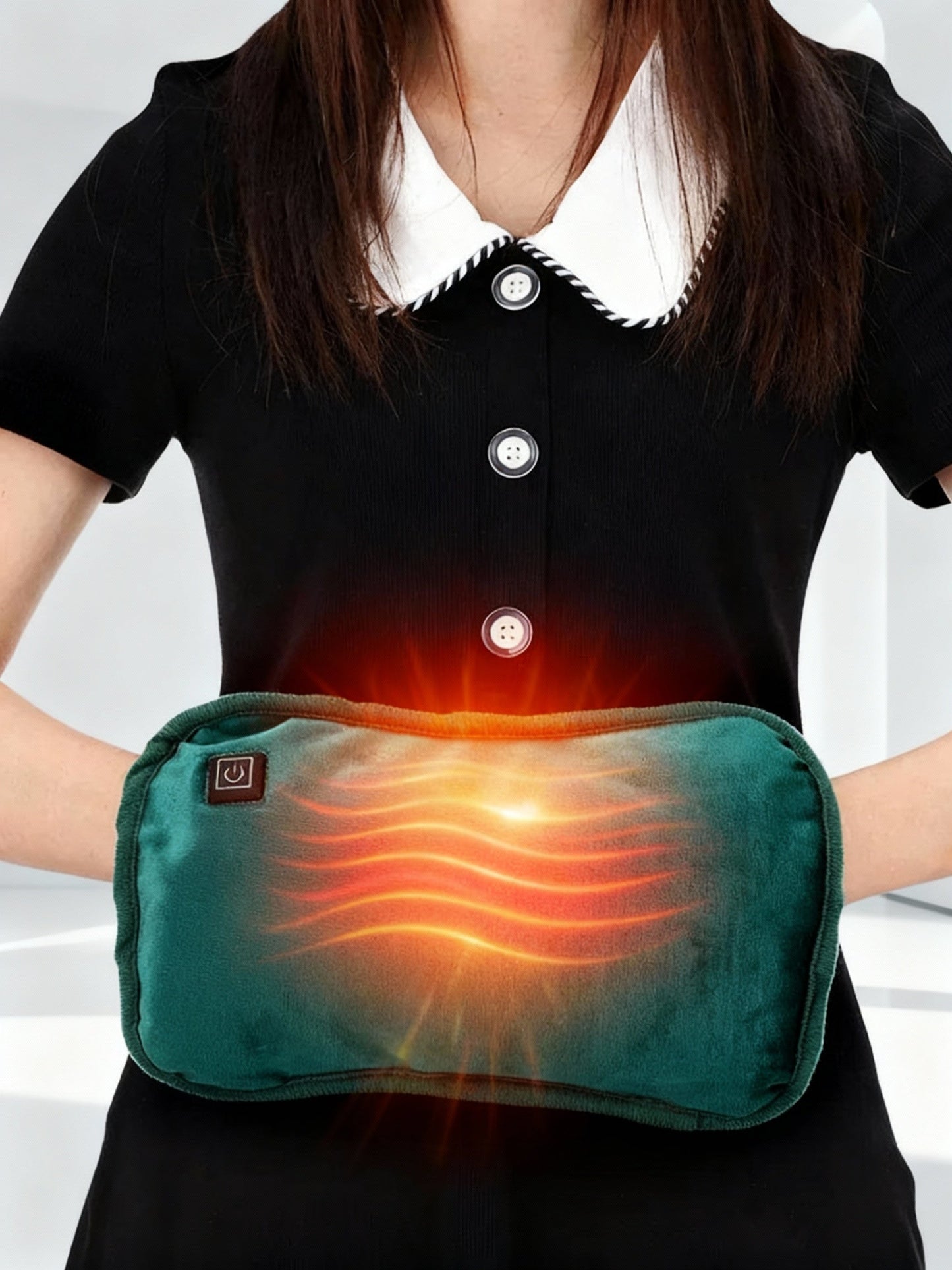 Olvoria | Portable Heating Pad | 30x20 cm | Fast Heating, Multipurpose Hand/Body Warmer
