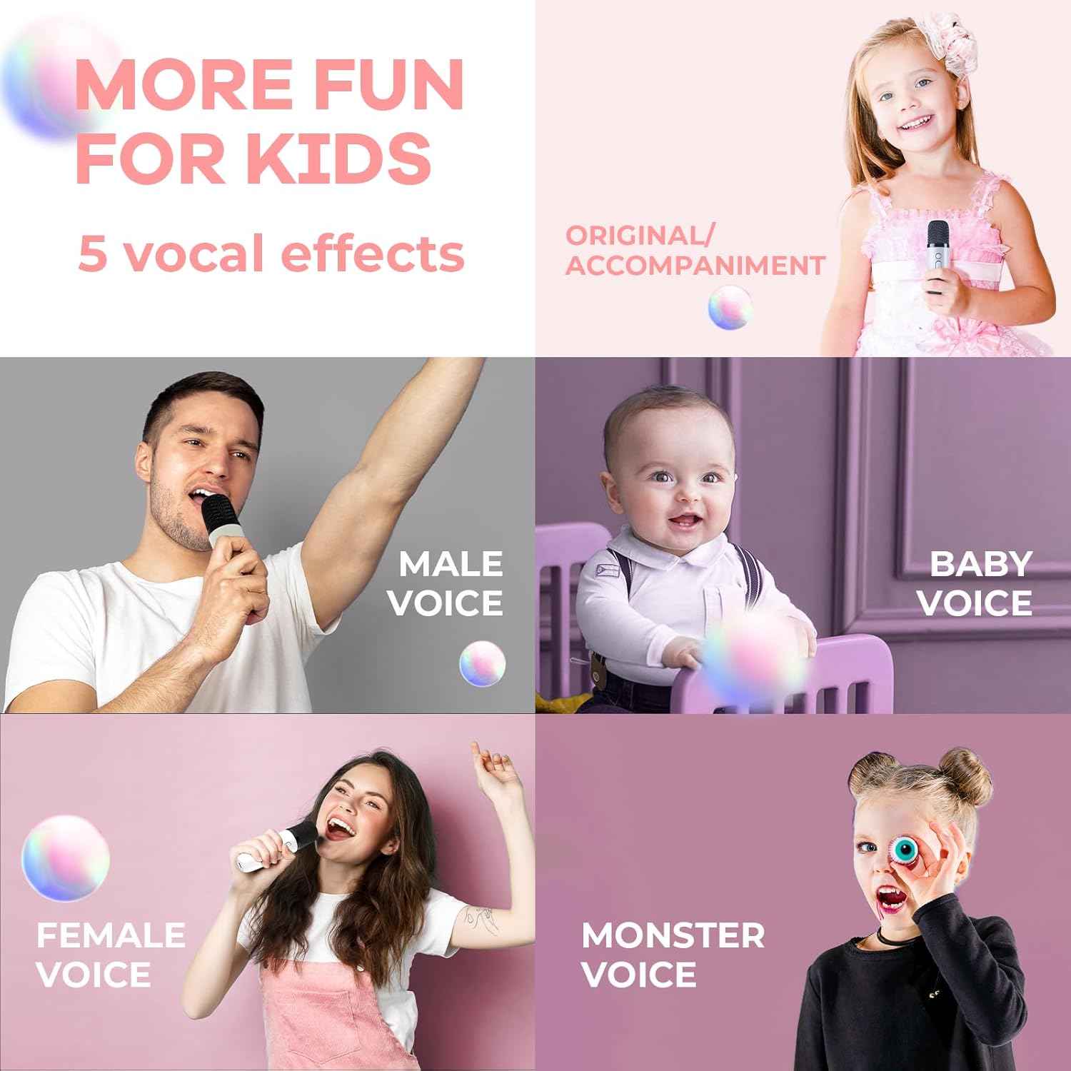 Olvoria | Portable Mini Karaoke Machine with Bluetooth Speaker and 2 Wireless Microphones – Veylo