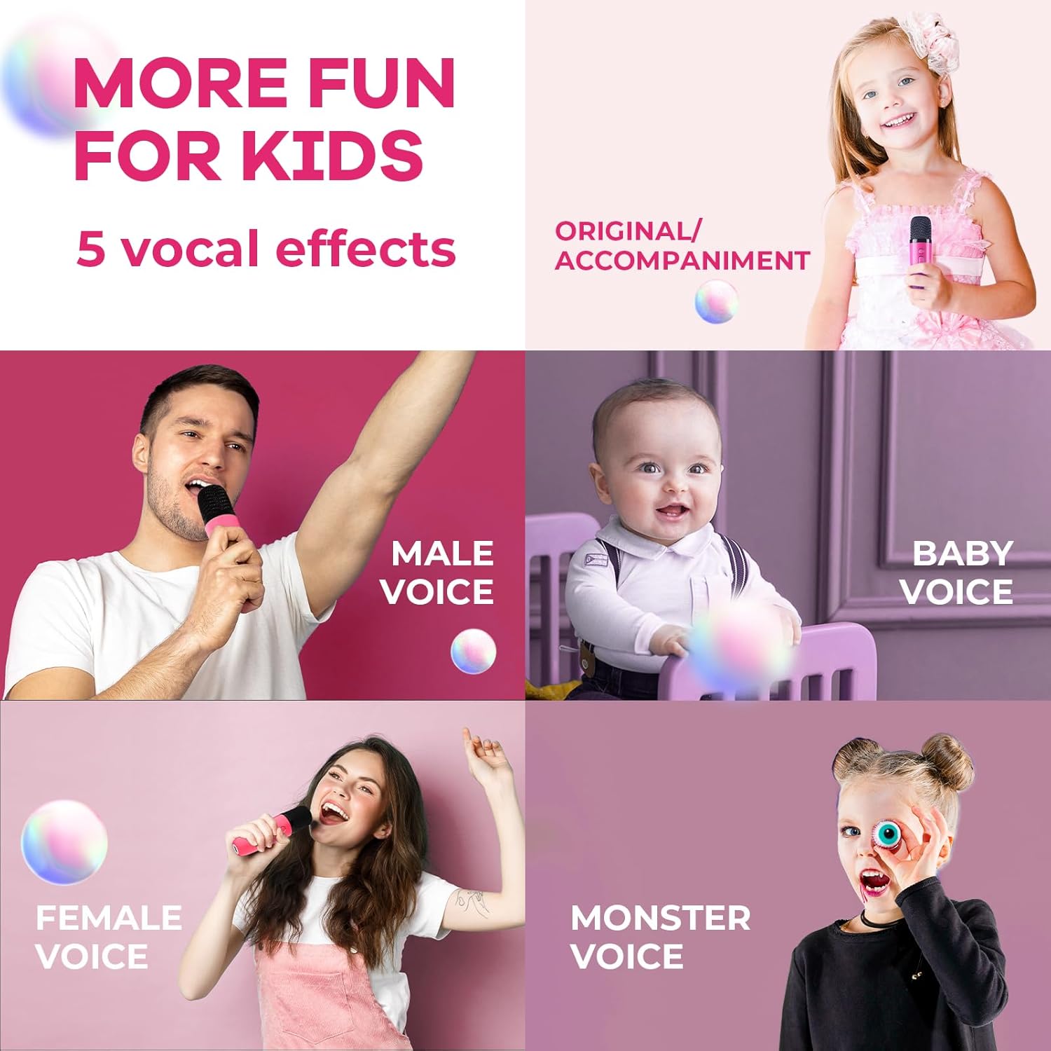 Olvoria | Portable Mini Karaoke Machine with Bluetooth Speaker and 2 Wireless Microphones – Veylo