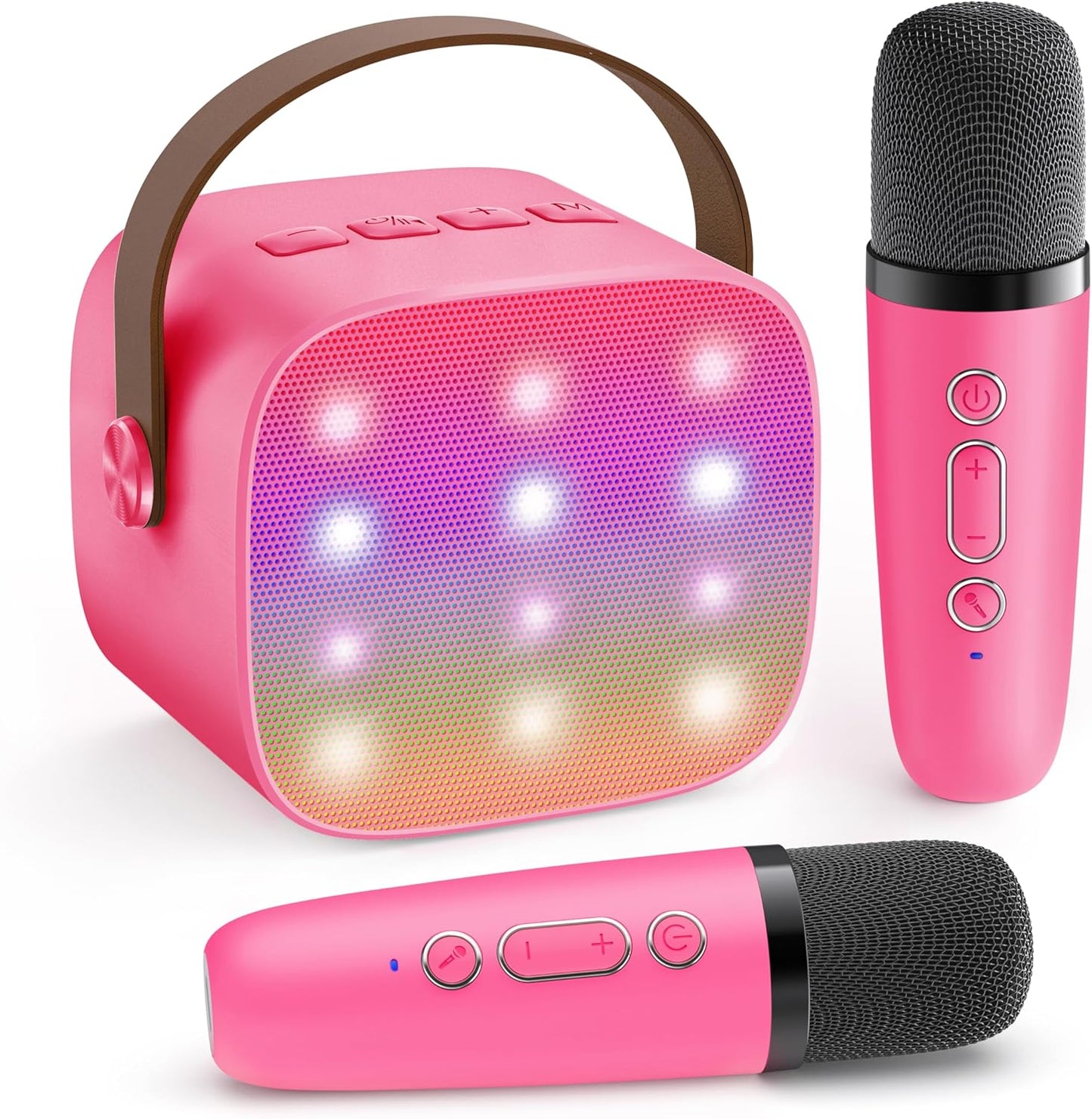 Olvoria | Portable Mini Karaoke Machine with Bluetooth Speaker and 2 Wireless Microphones – Veylo