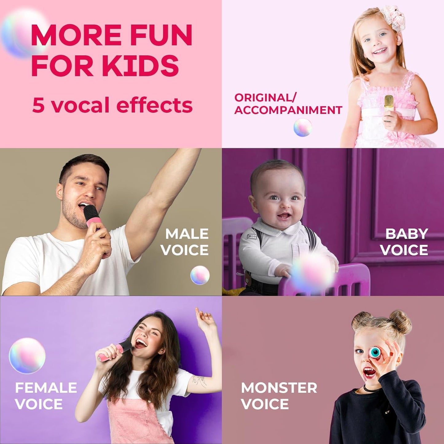 Olvoria | Portable Mini Karaoke Machine with Bluetooth Speaker and 2 Wireless Microphones – Veylo