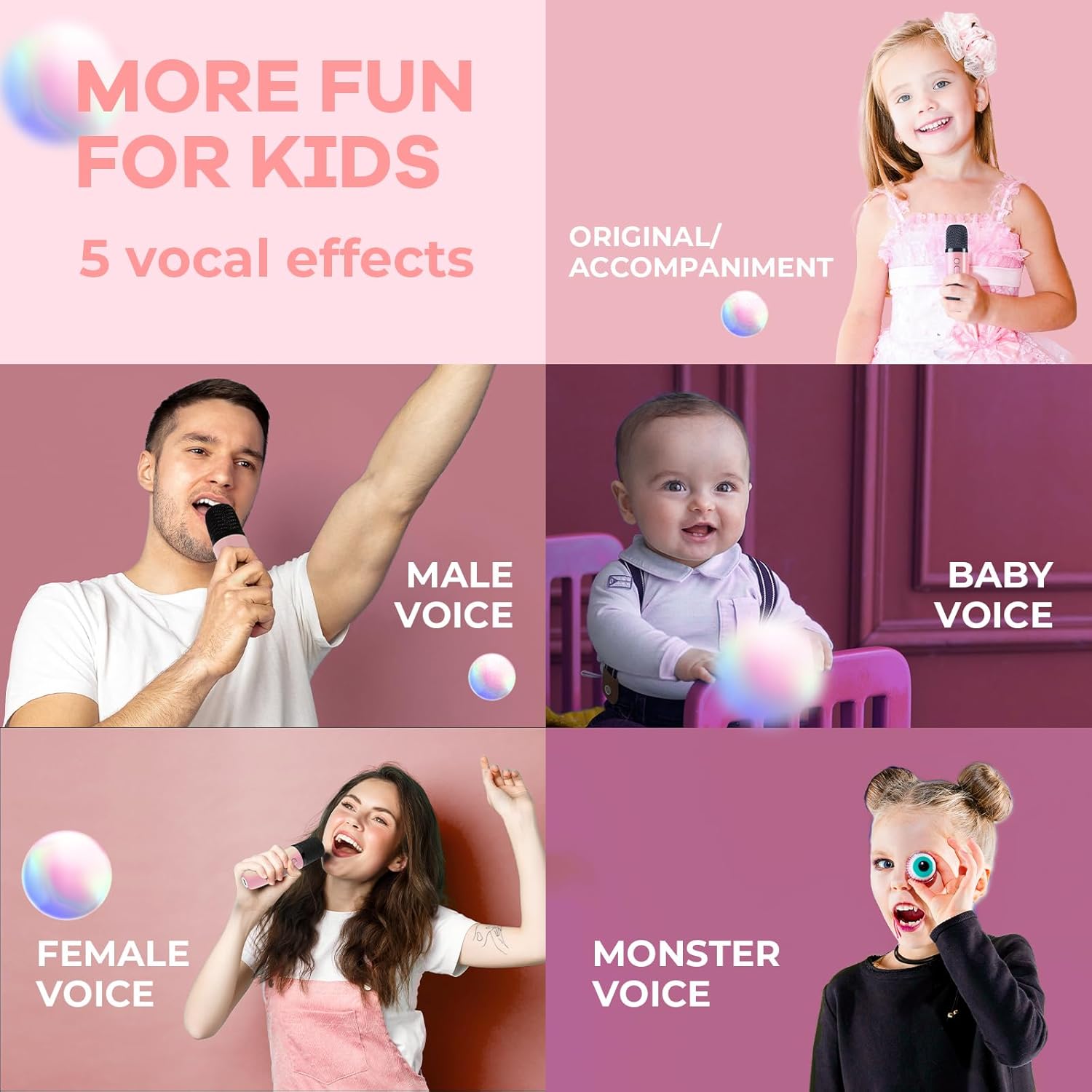 Olvoria | Portable Mini Karaoke Machine with Bluetooth Speaker and 2 Wireless Microphones – Veylo
