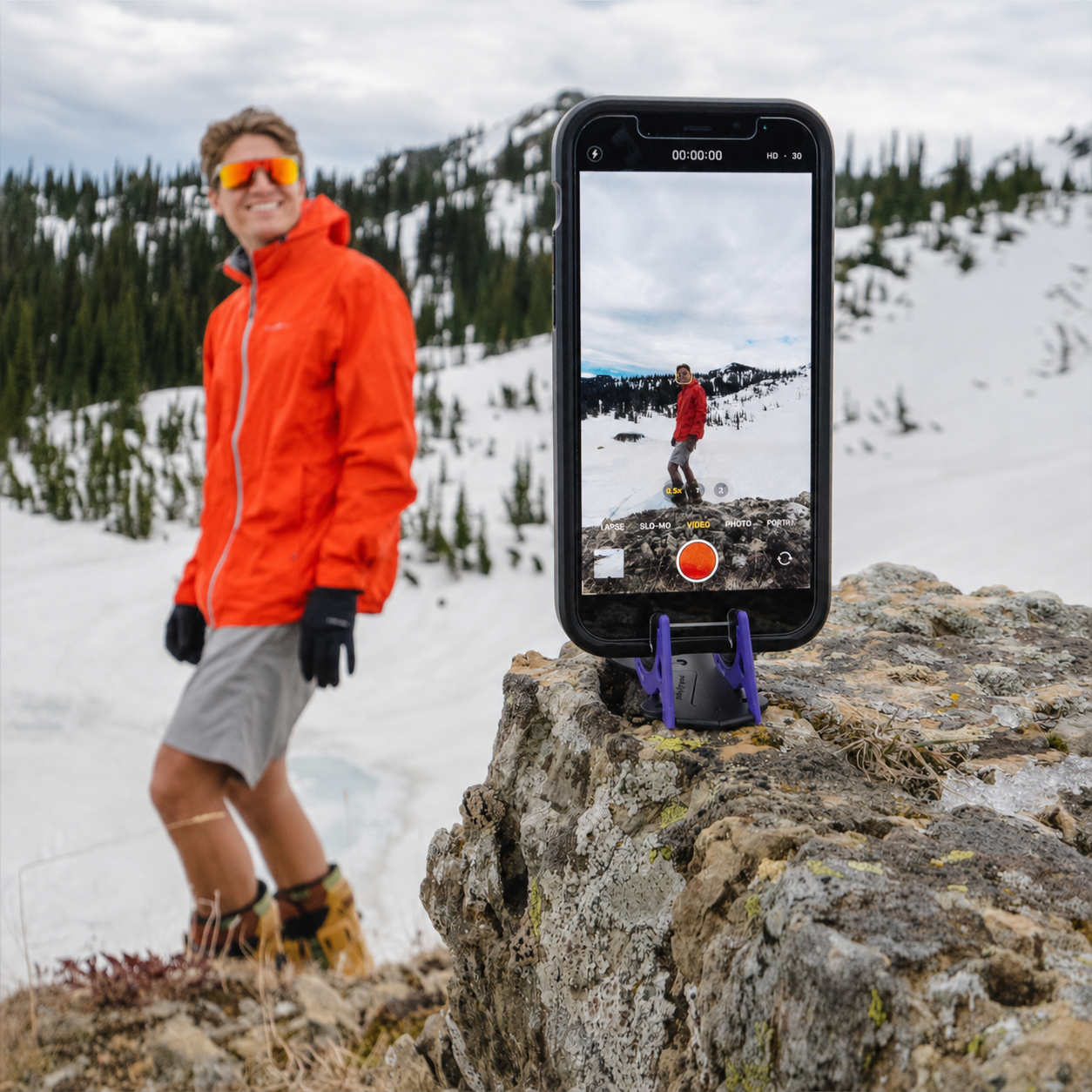 Olvoria | Portable Phone Stand for Perfect Pictures - SnapFold - Image 2