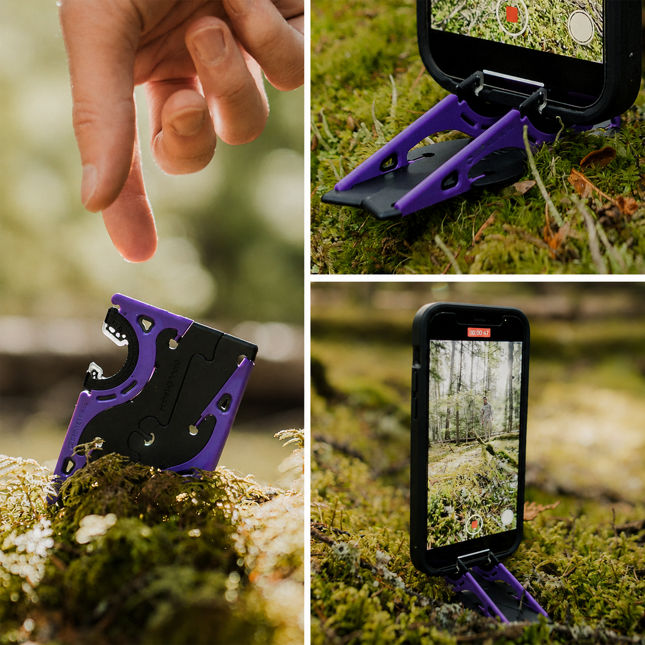 Olvoria | Portable Phone Stand for Perfect Pictures - SnapFold - Image 2