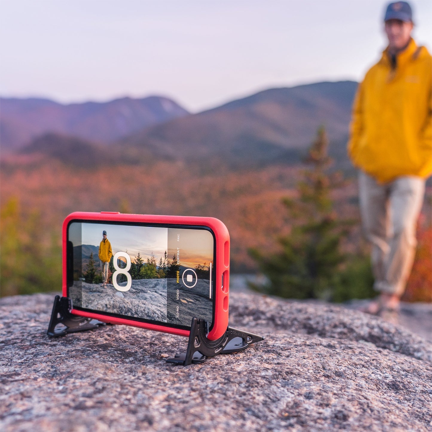 Olvoria | Portable Phone Stand for Perfect Pictures - SnapFold