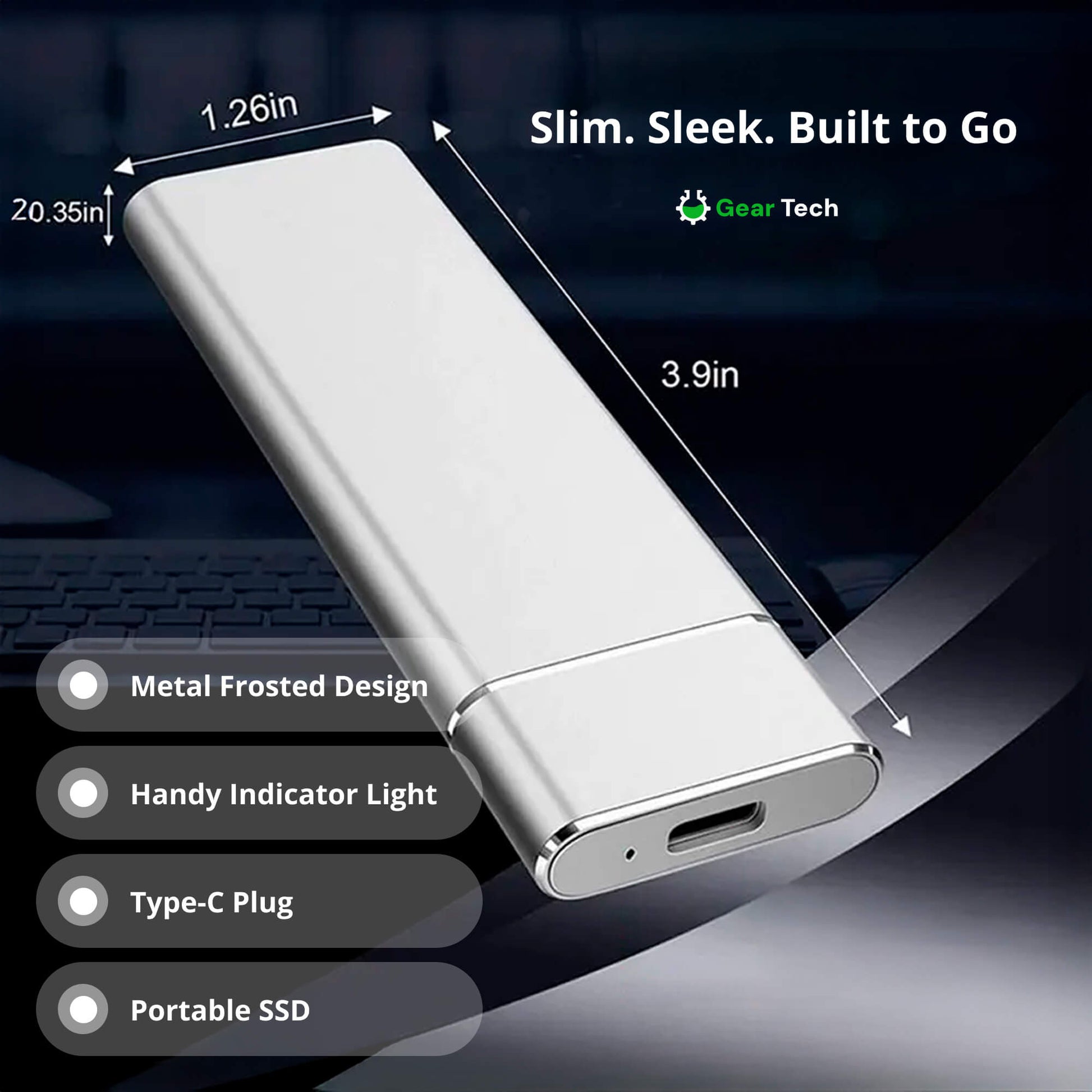 Olvoria | Portable SSD for Large Storage – 5TB External Hard Drive with Lightning Fast Transfer Speed