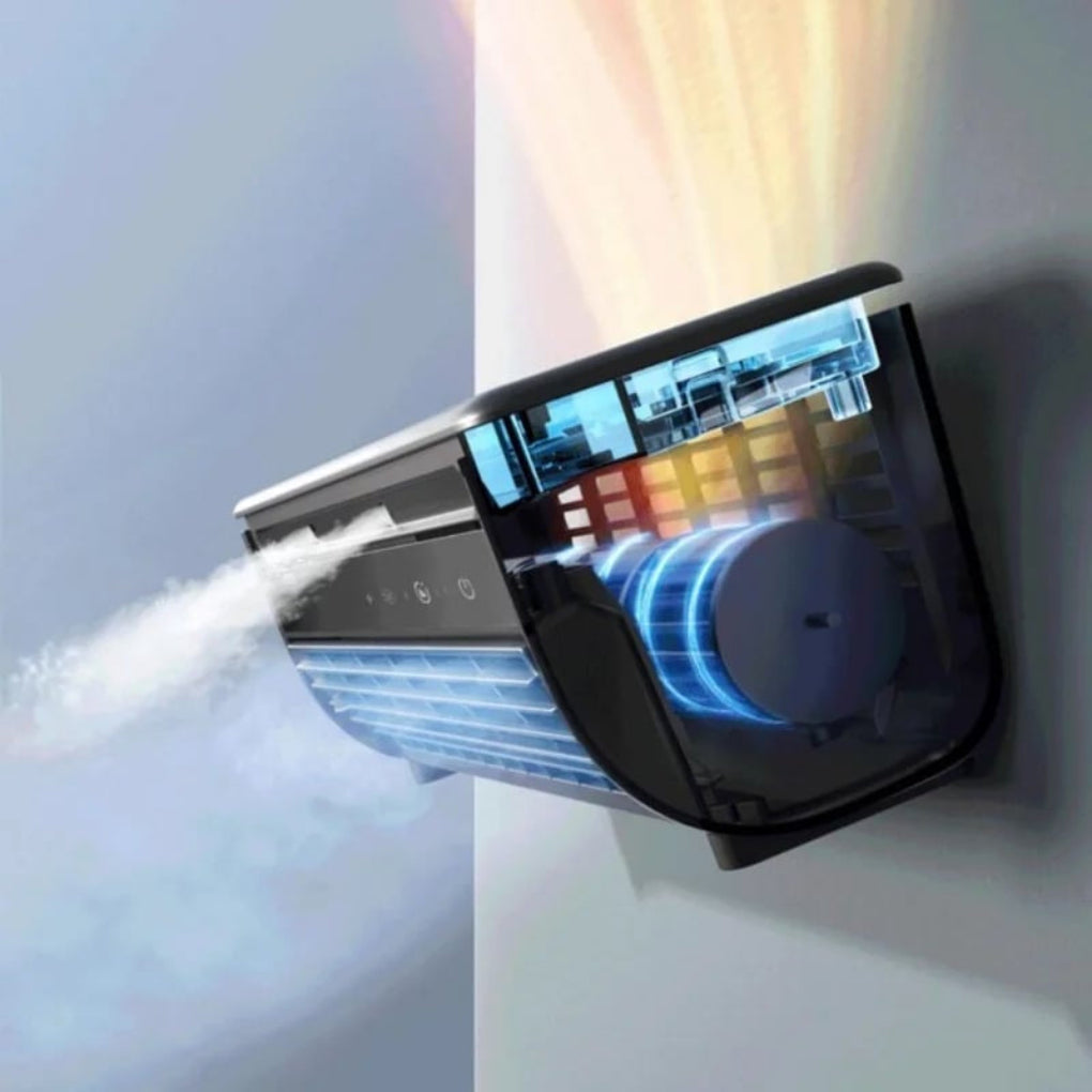 Olvoria | Portable Wireless Desk Fan with USB Charging