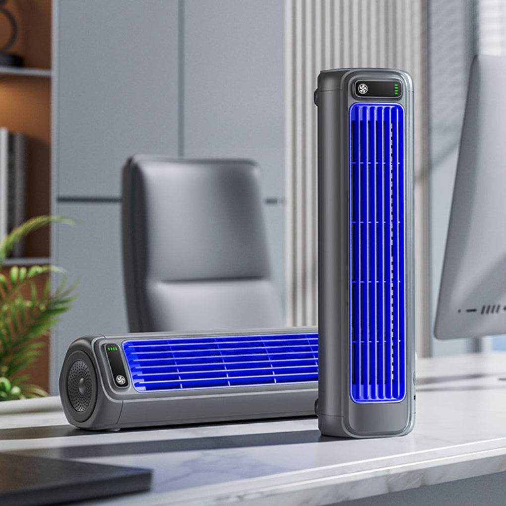 Olvoria | Portable Wireless Desk Fan with USB Charging