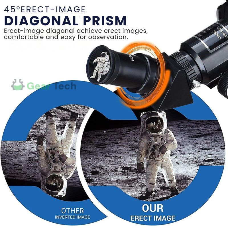 Olvoria | Professional Astronomical Telescope | 70mm Aperture, 300mm Focal Length & Easy Setup for Stargazing and Nature Exploration