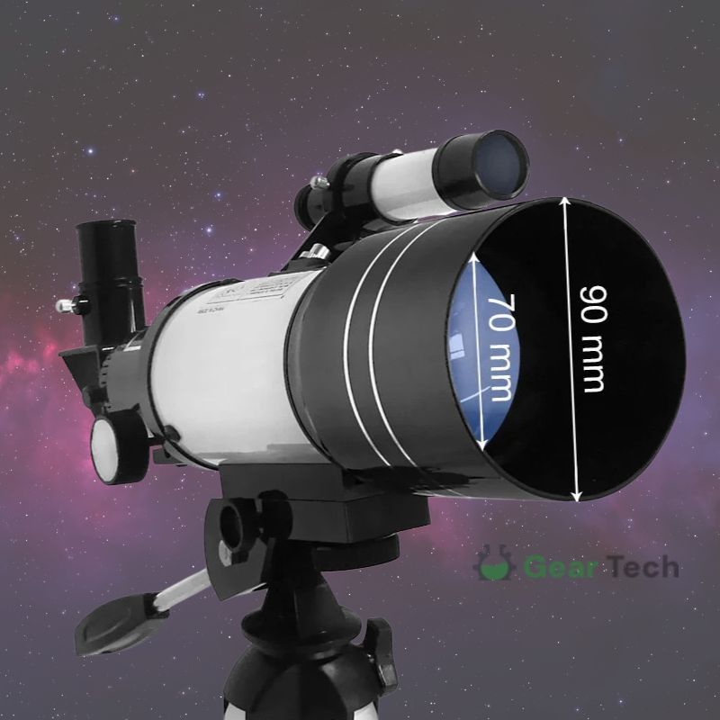 Olvoria | Professional Astronomical Telescope | 70mm Aperture, 300mm Focal Length & Easy Setup for Stargazing and Nature Exploration