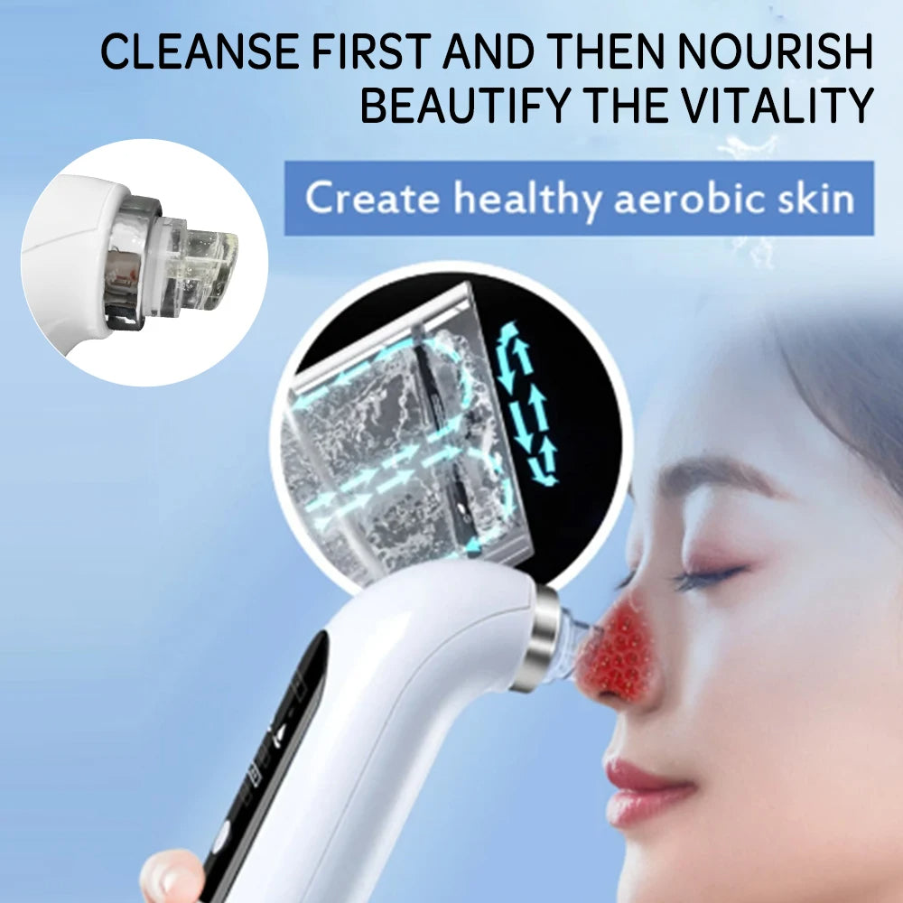 Olvoria | Professional Nose Blackhead Remover Vacuum - Deep Cleansing with Suction Technology