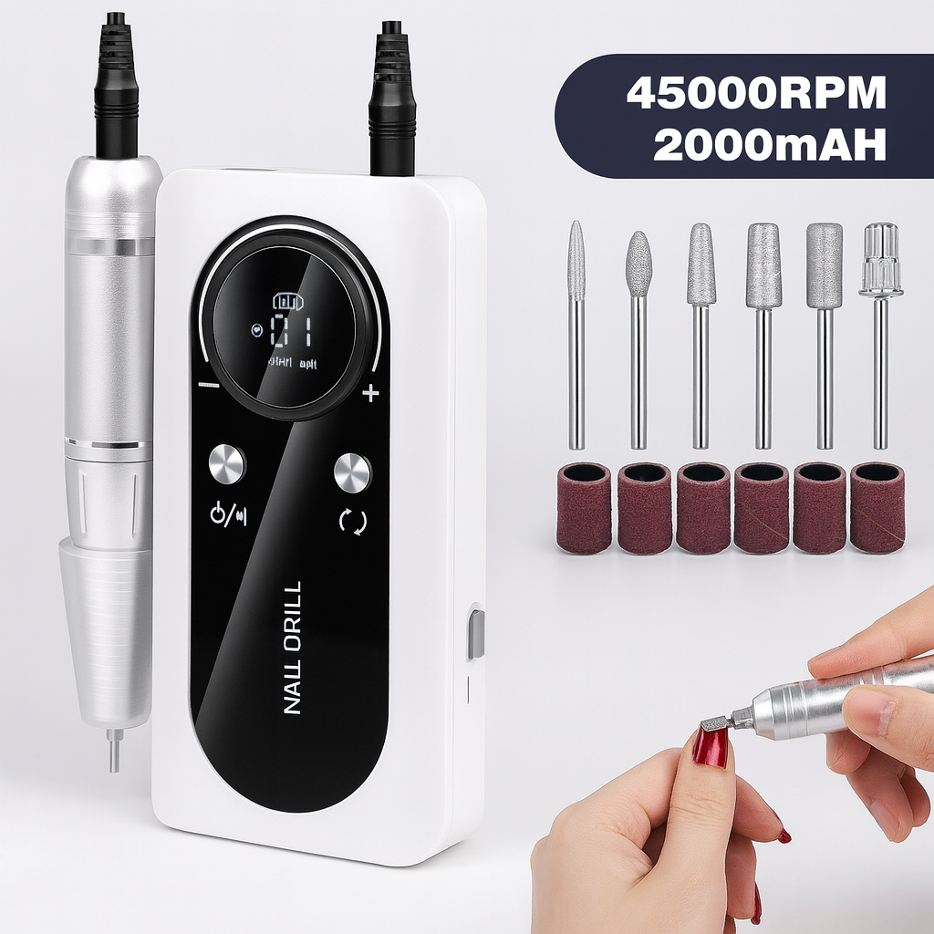 Olvoria | Professional Rechargeable Electric Nail File 45000 RPM