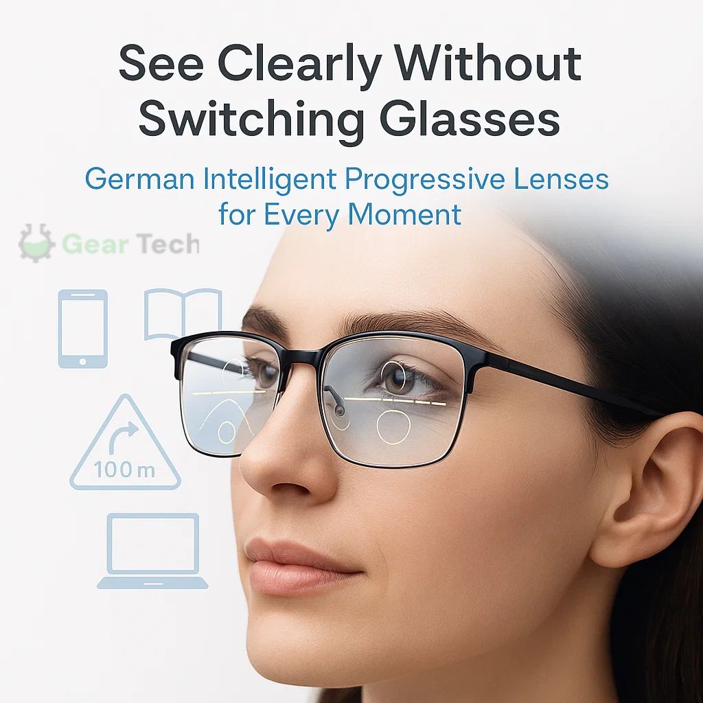 Olvoria | Progressive Multifocal Glasses for Clear Vision - German Intelligent Design for Everyday Use