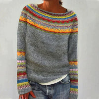 Pull Olvoria à manches longues avec imprimé