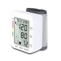 Olvoria | Tensiomètre électronique de poignet rechargeable, lecture rapide précise, grand écran et fonctionnement à un bouton, pour usage domestique