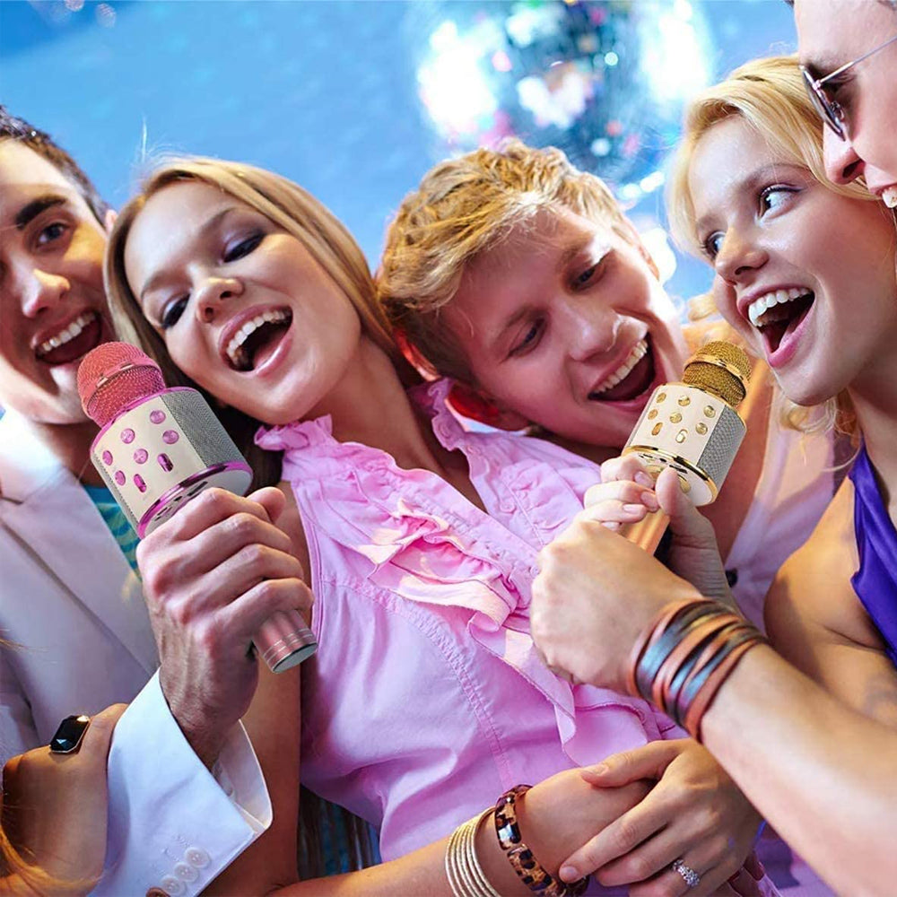 Olvoria | Rechargeable Wireless Bluetooth Karaoke Microphone