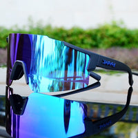 Olvoria | Lunettes de sport ReflectRide – Lunettes de cyclisme aérodynamiques avec protection UV et monture interchangeable