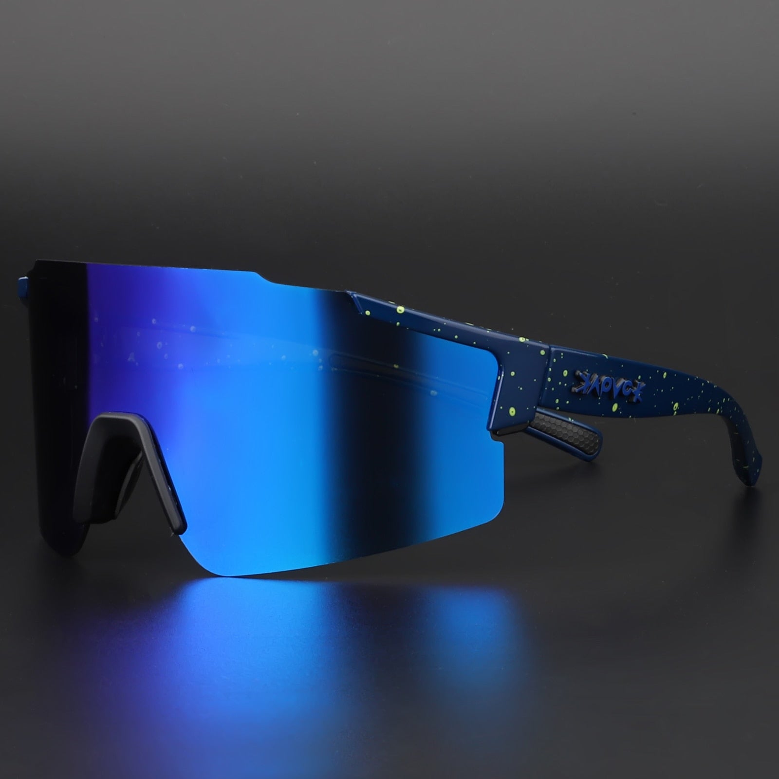 Olvoria | ReflectRide Sports Sunglasses – Aerodynamic Cycling Glasses with UV Protection and Interchangeable Frame