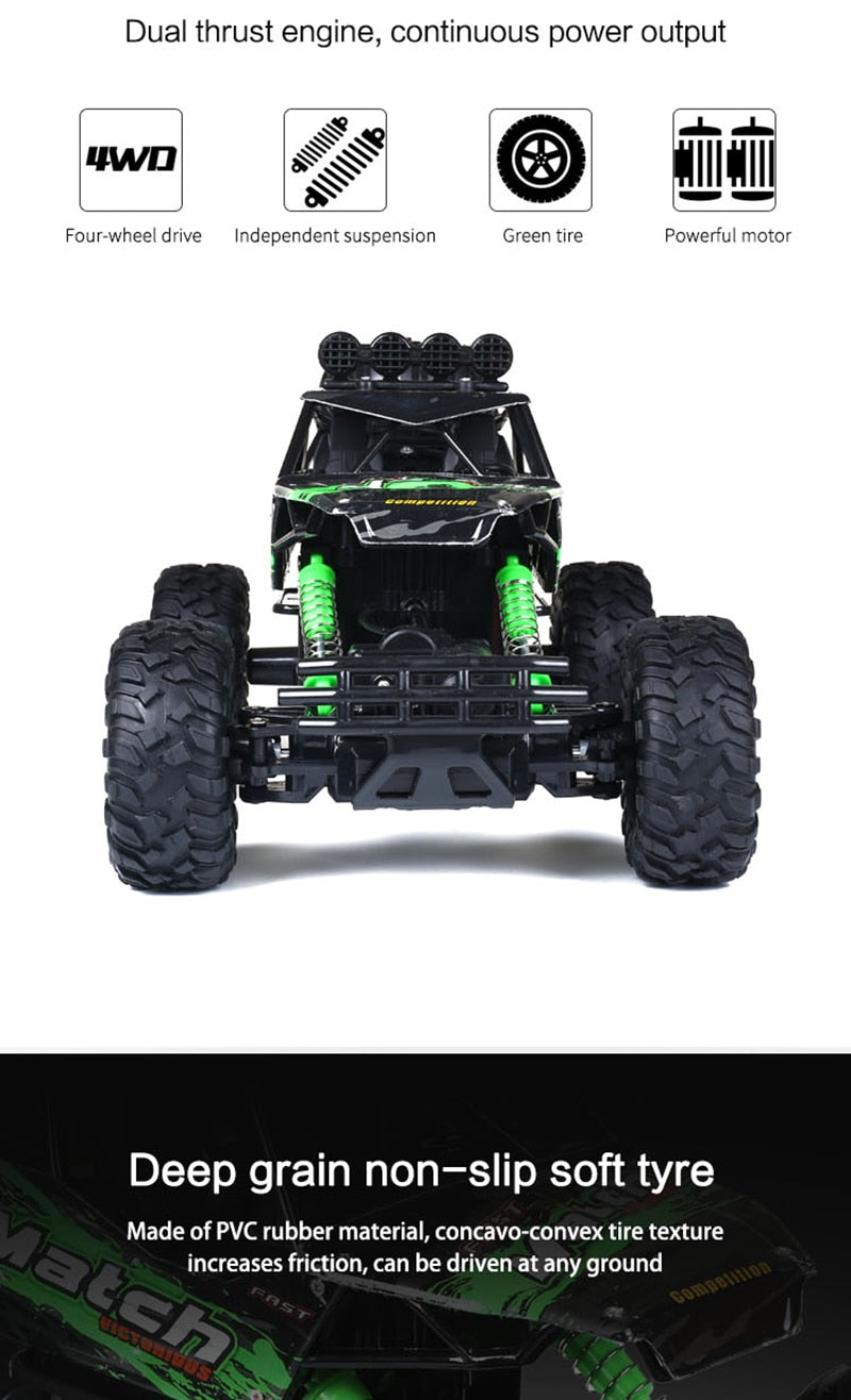 Olvoria | Remote Control Car 4x4 Rock Crawler Monster Truck