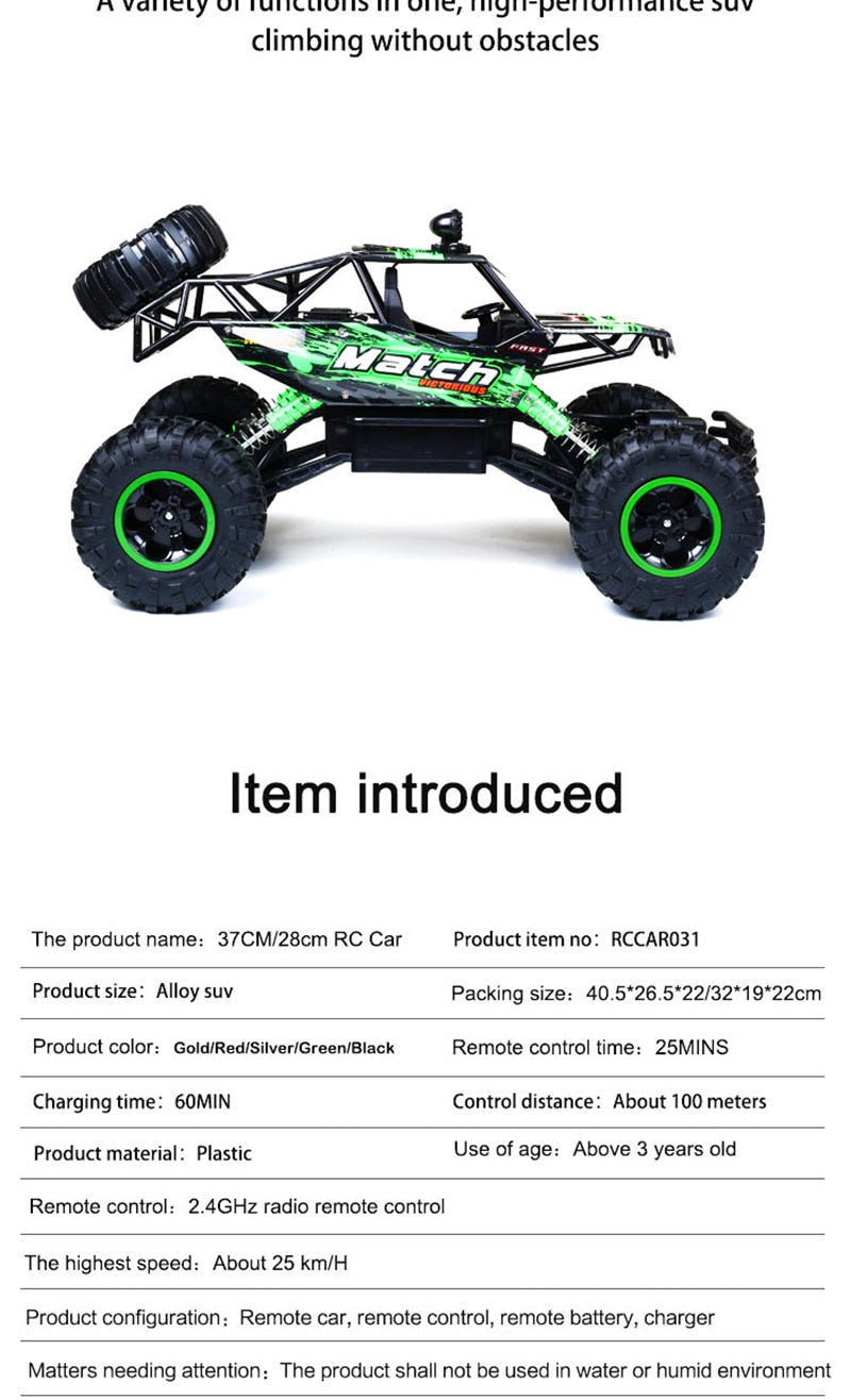 Olvoria | Remote Control Car 4x4 Rock Crawler Monster Truck