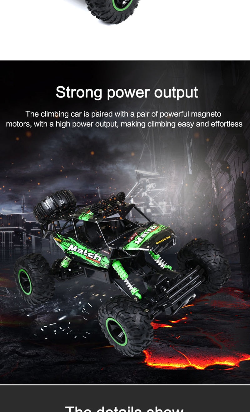 Olvoria | Remote Control Car 4x4 Rock Crawler Monster Truck