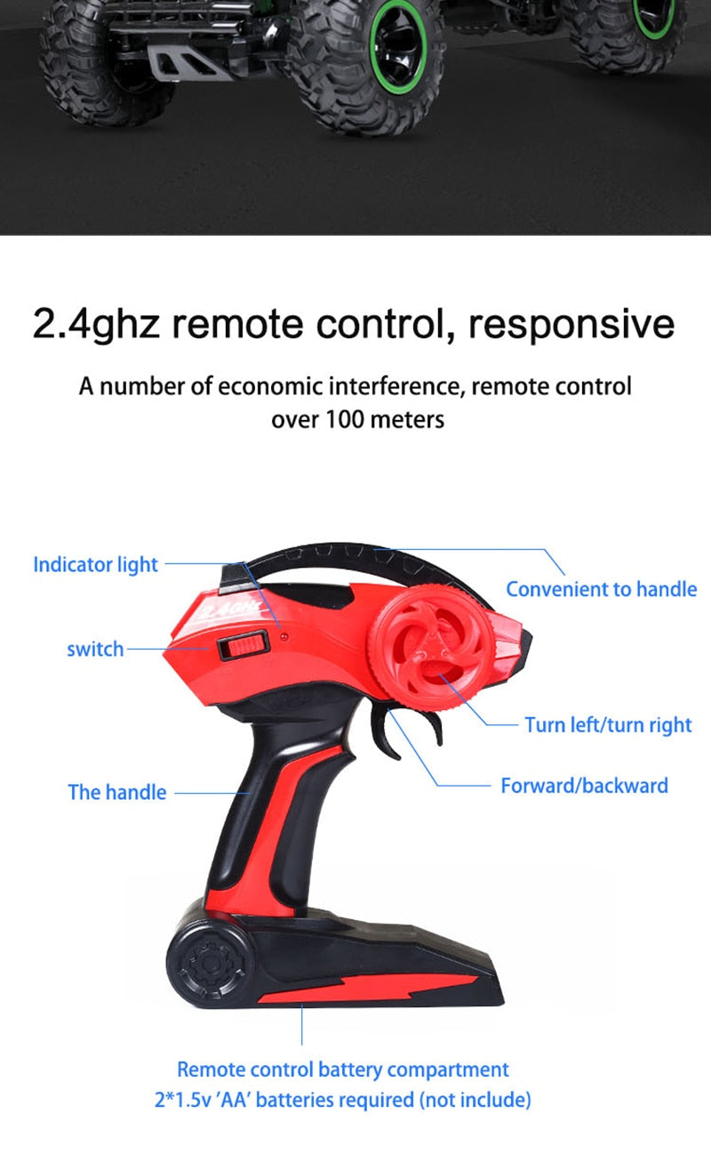 Olvoria | Remote Control Car 4x4 Rock Crawler Monster Truck