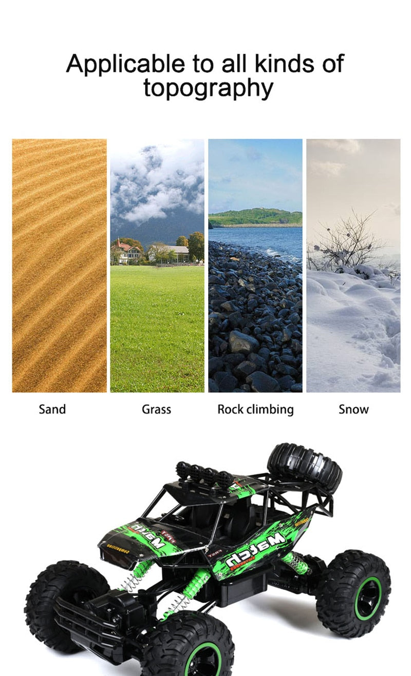Olvoria | Remote Control Car 4x4 Rock Crawler Monster Truck