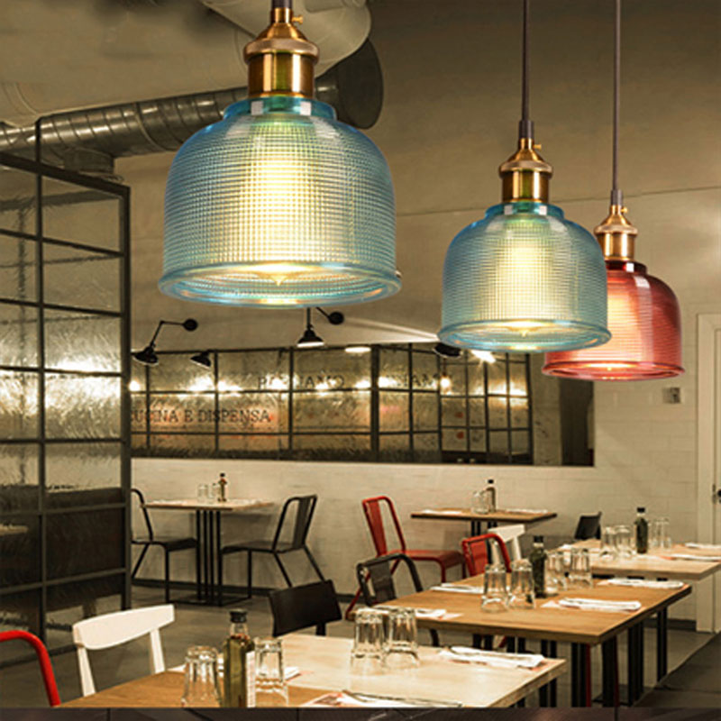 Olvoria | Retro Glass Pendant Light | European Vintage Design