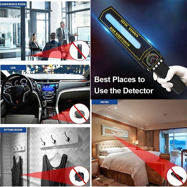 Olvoria | RF Bug Detector Scanner | Hidden Camera and Tracker Finder | Portable