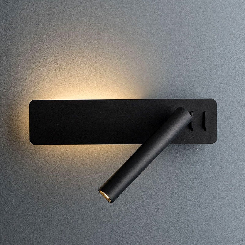 Olvoria | Rotatable LED Reading Wall Light for the Bed