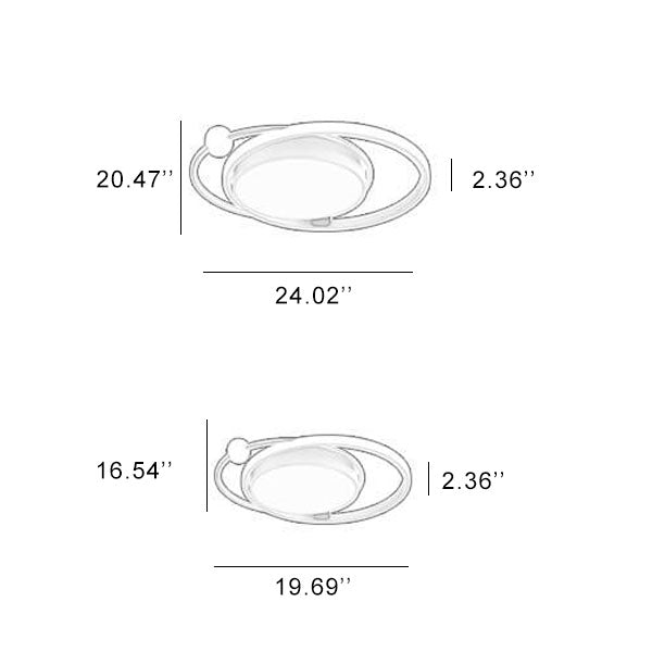 Olvoria | Round LED Ceiling Light | Nordic Minimal Design