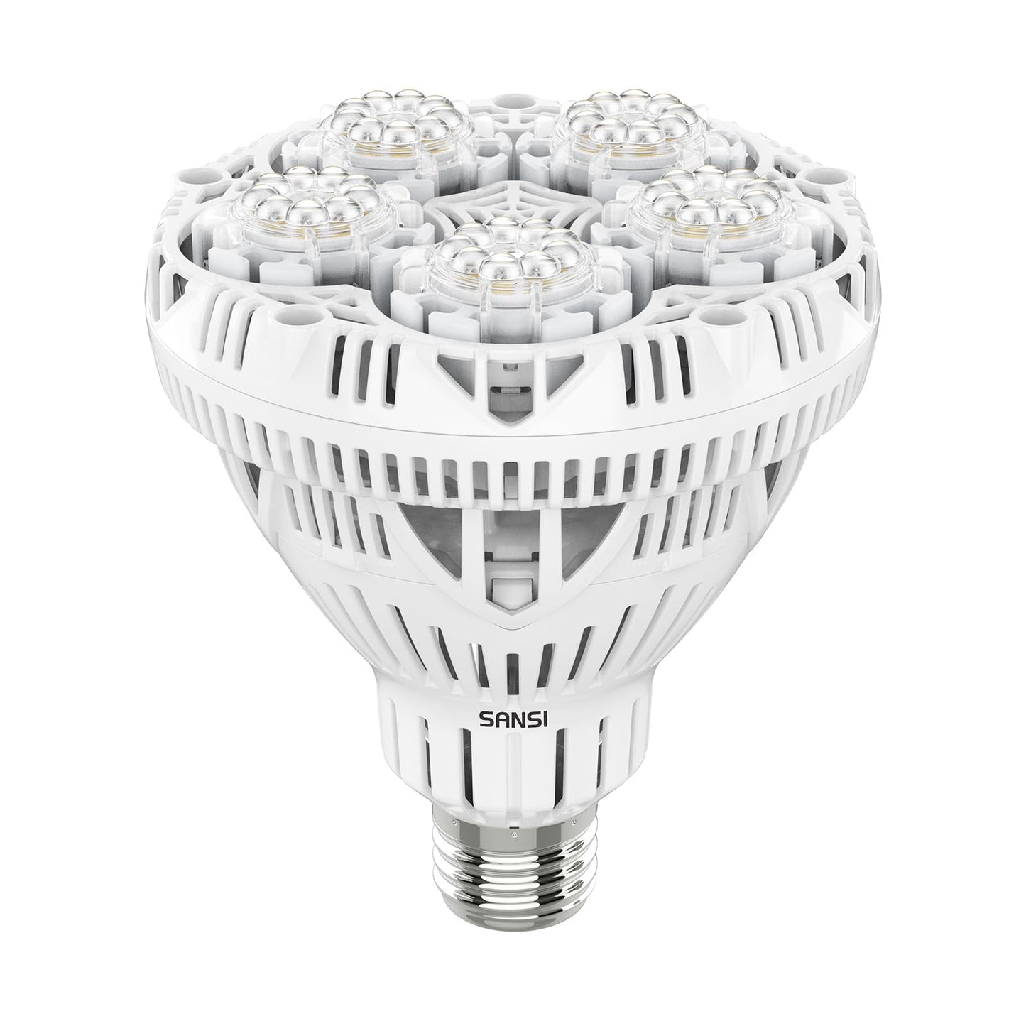 Olvoria | SANSI 24W Grow Light Bulb, Full Spectrum, High Ppfd, Perfect For Indoor Plants And Flowers