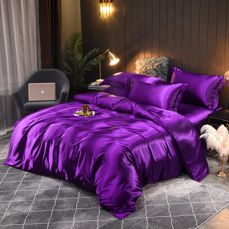 Olvoria | Satin Bedding Set with Elegant Design