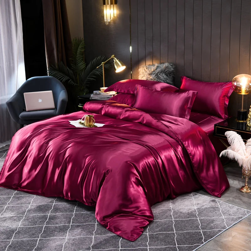 Olvoria | Satin Bedding Set with Elegant Design