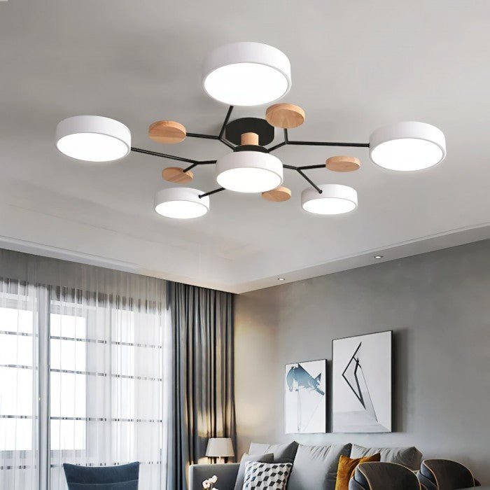 Olvoria | Scandinavian LED Ceiling Light | Branching Modern Light Design
